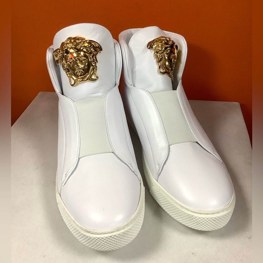 Versace Signature Medusa High Top Sneakers
